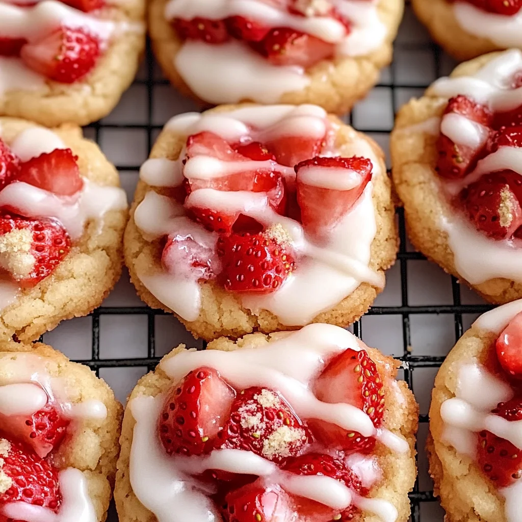 Homemade Strawberry Shortcake Butter Cookies