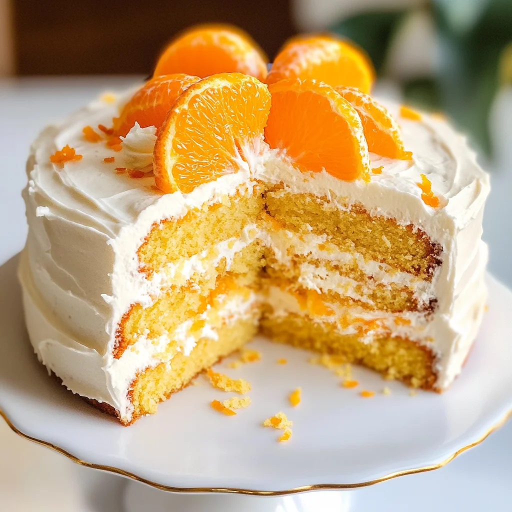 Mandarin Orange Cake