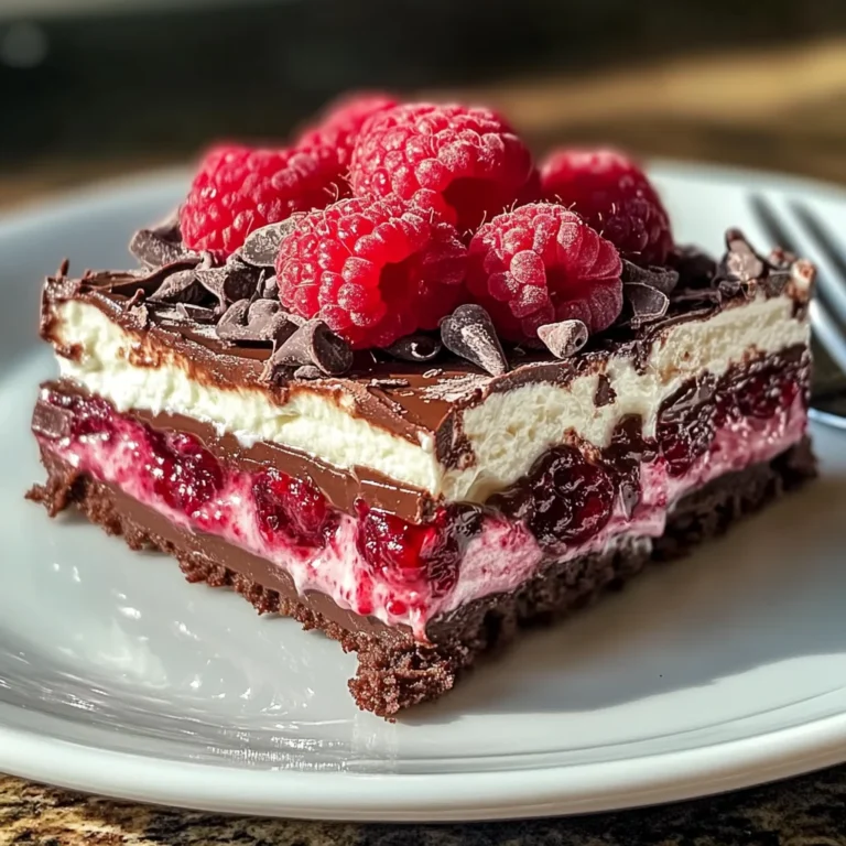 Raspberry Chocolate Lasagna Dessert Delights Your Senses!