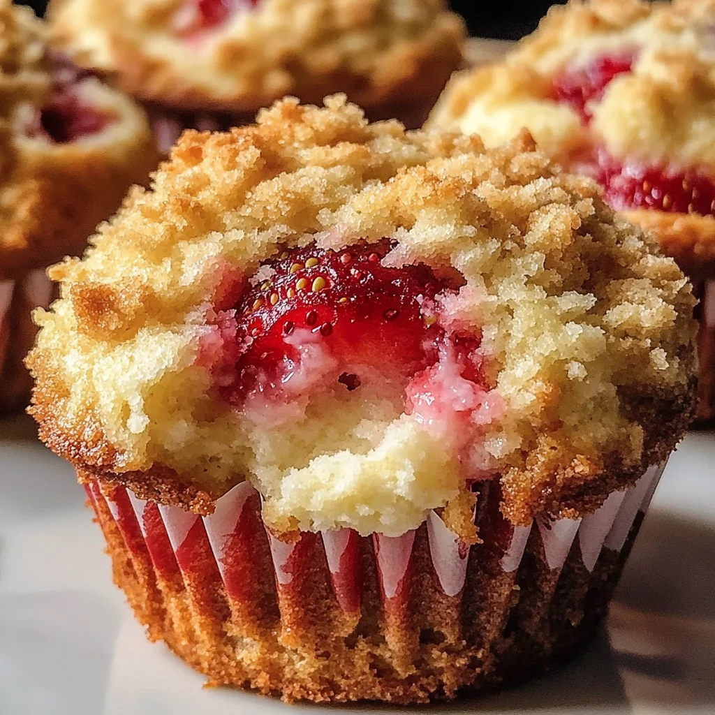 Strawberry Cream Cheese Muffins