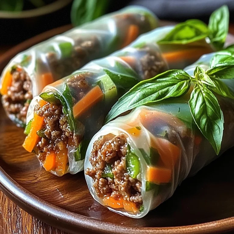 Thai Basil Beef Rolls That Will Spice Up Your Weeknight Dinner