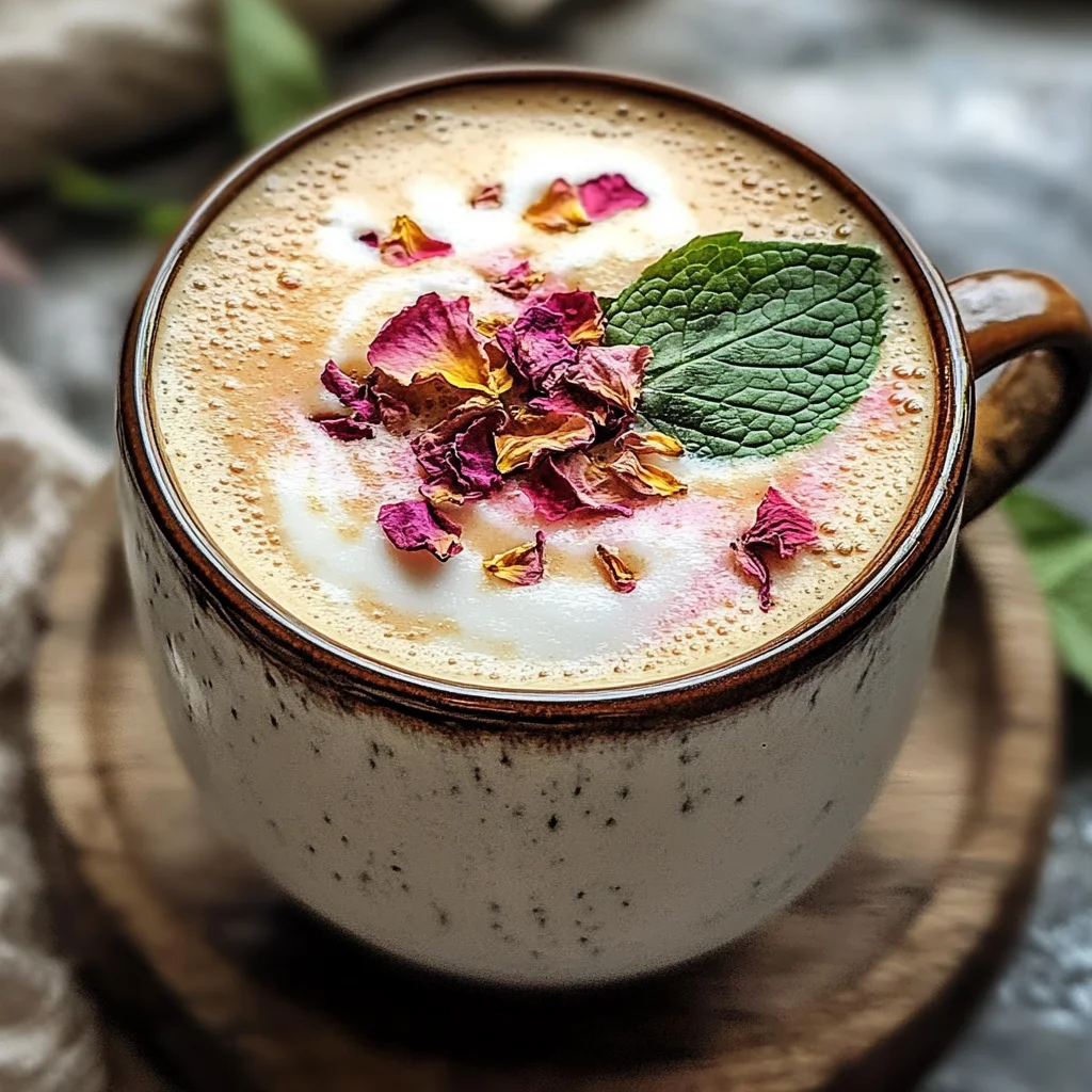 Vanilla Rose Tea Latte