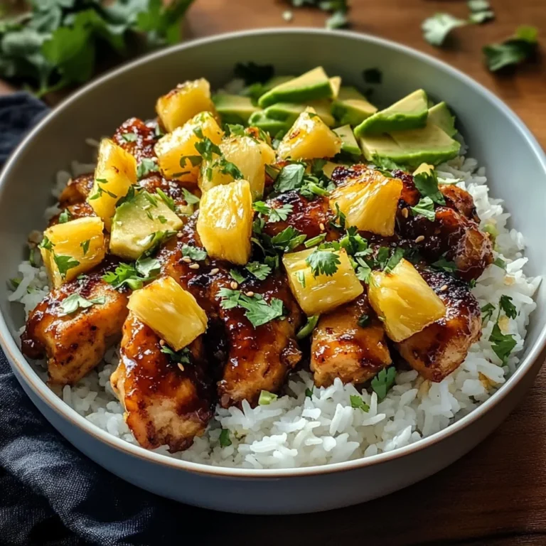 30 Minute Pineapple Chicken with Coconut Rice