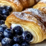 Berries and Cream Filled Croissants: A Flaky, Luscious Delight