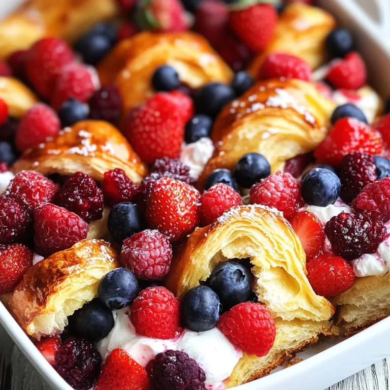 Berry Croissant Bake