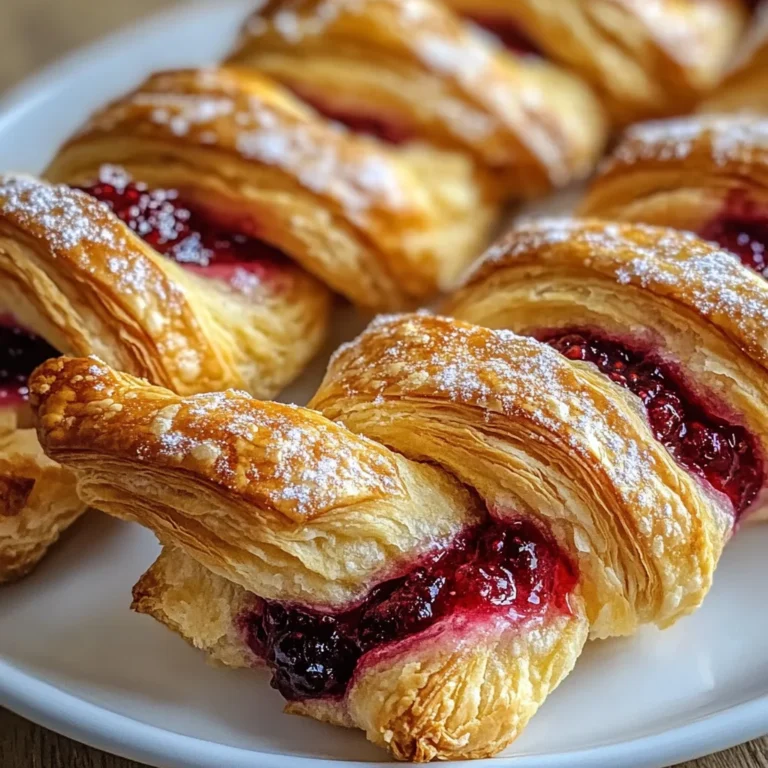 Berry Puff Twists