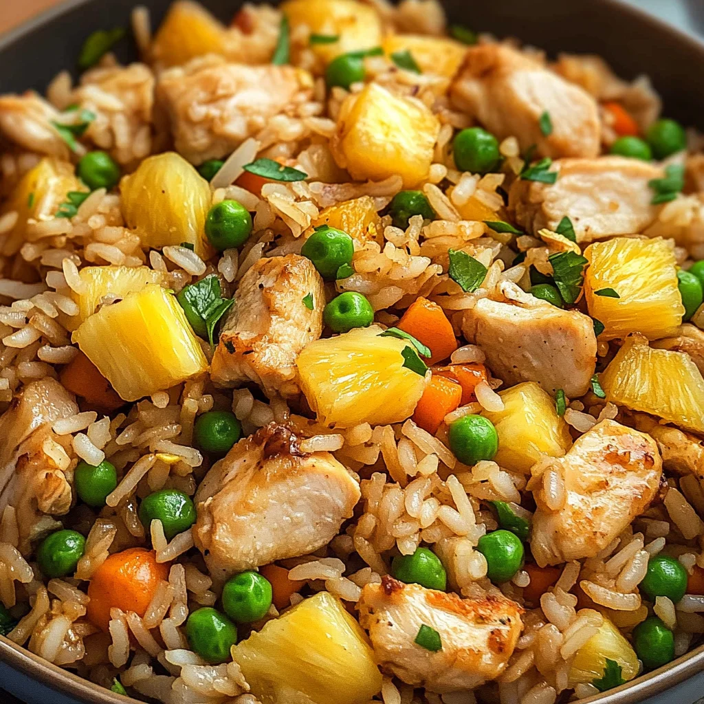 Chicken and Pineapple Fried Rice