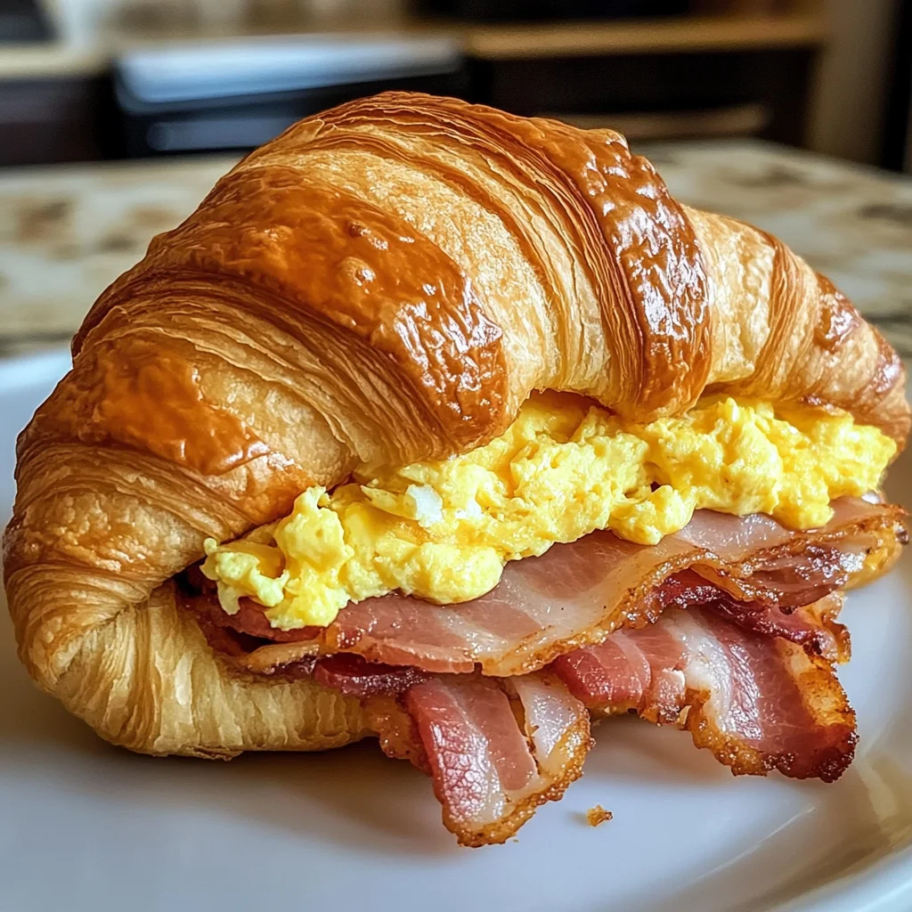 Croissant Breakfast Sandwiches