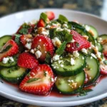 Cucumber Strawberry Salad