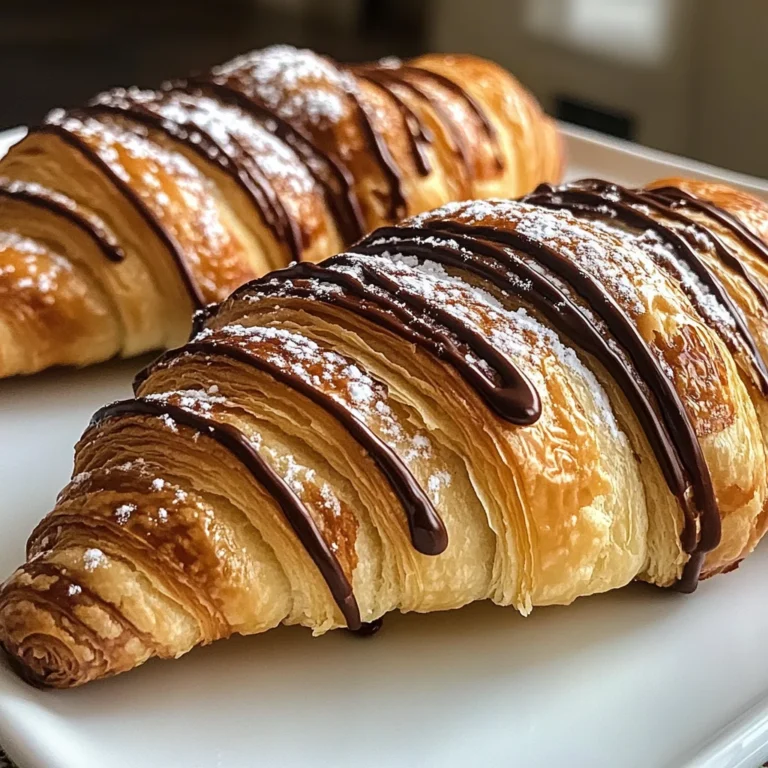 Deliciously Flaky Homemade Chocolate Croissants Made Easy