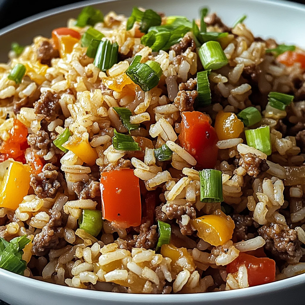 Dirty Rice with Ground Beef