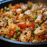 Easy Chicken Pepper Rice Skillet Recipe for Bold, Home-Cooked Flavor