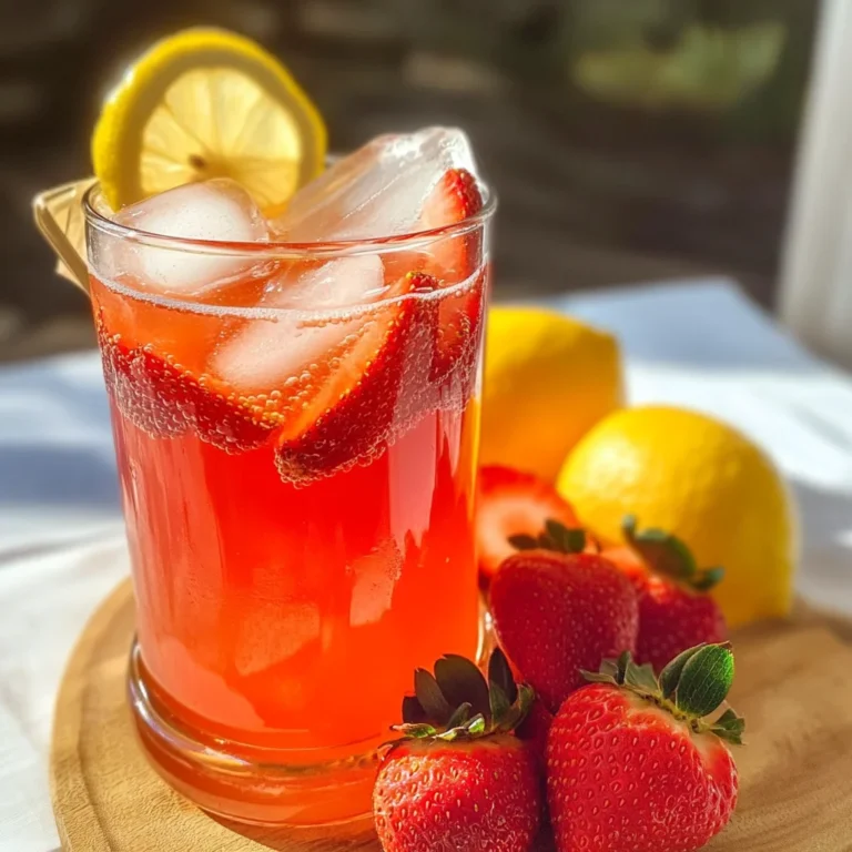Easy Strawberry Lemonade