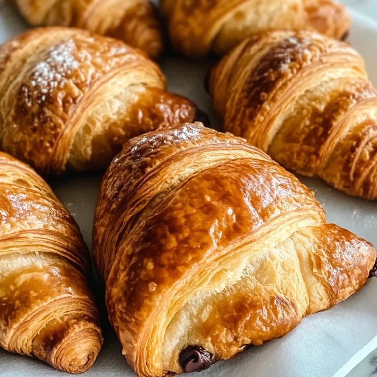Golden Flaky French Croissants Made Easy in No Time