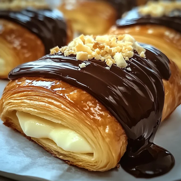 Irresistible Boston Cream Pie Croissants You Can’t Resist