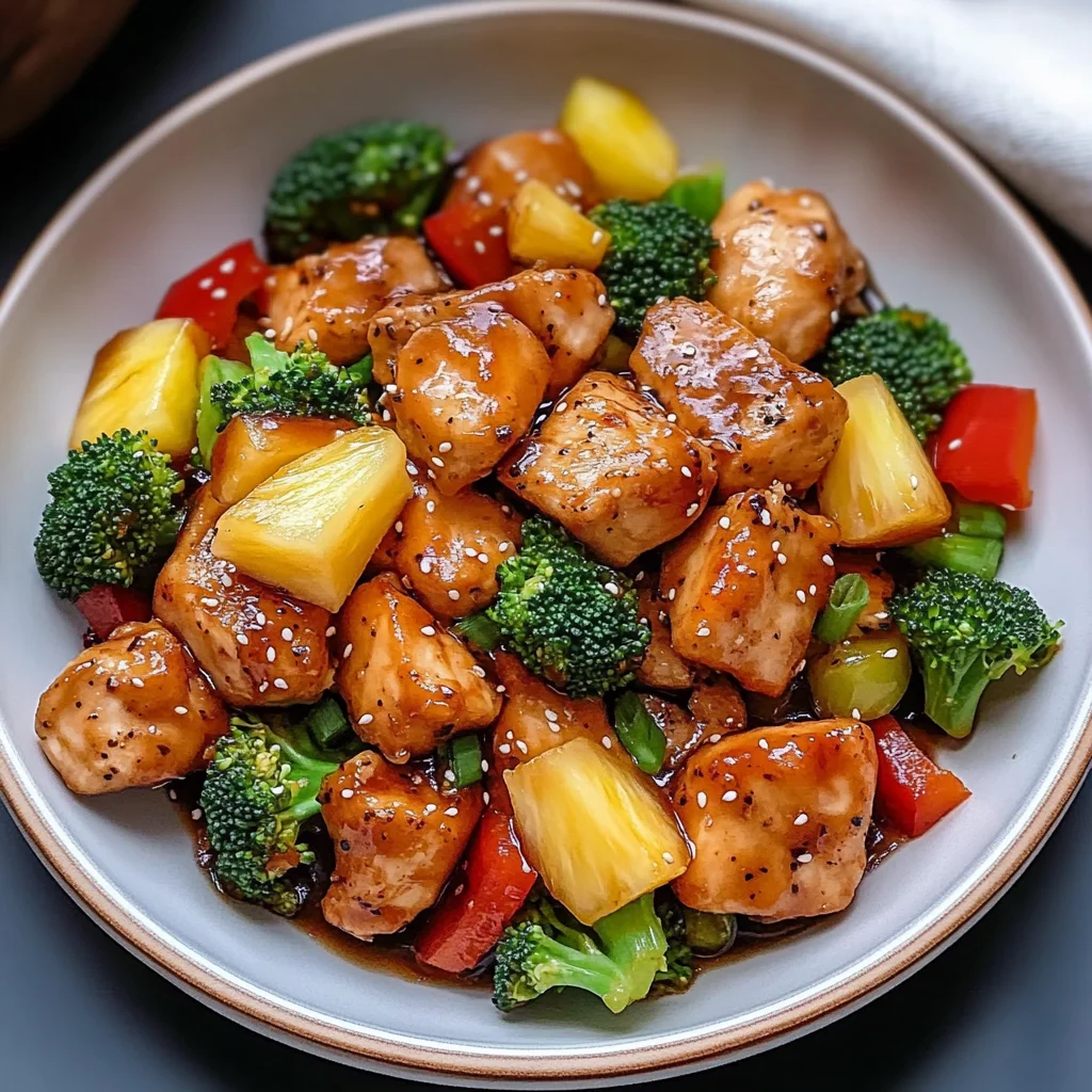 Juicy Pineapple Teriyaki Chicken