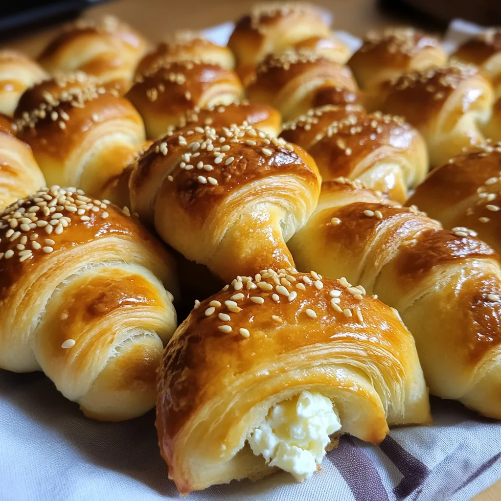 Kiflice Sa Sirom/ Feta Cheese Cresent Rolls