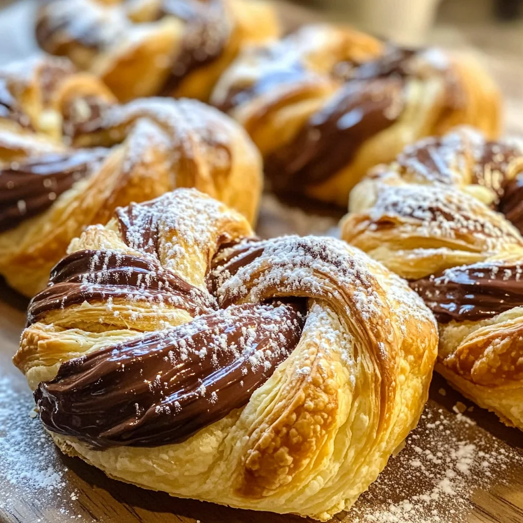 Nutella Puff Pastries