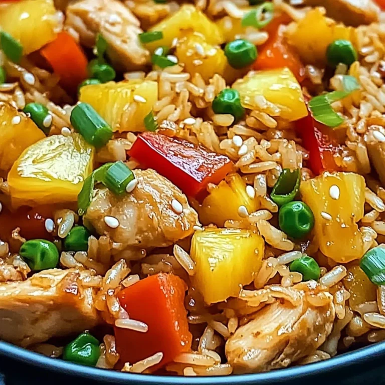 Pineapple Chicken Fried Rice