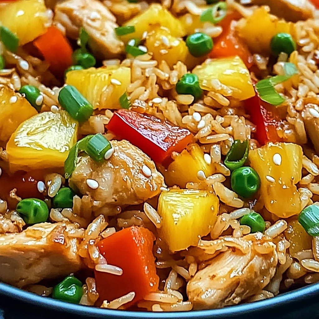 Pineapple Chicken Fried Rice
