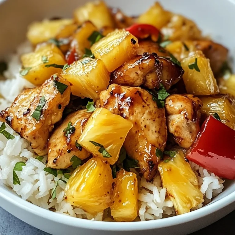 Pineapple Chicken and Rice: Sweet, Savory, Effortlessly Easy Recipe