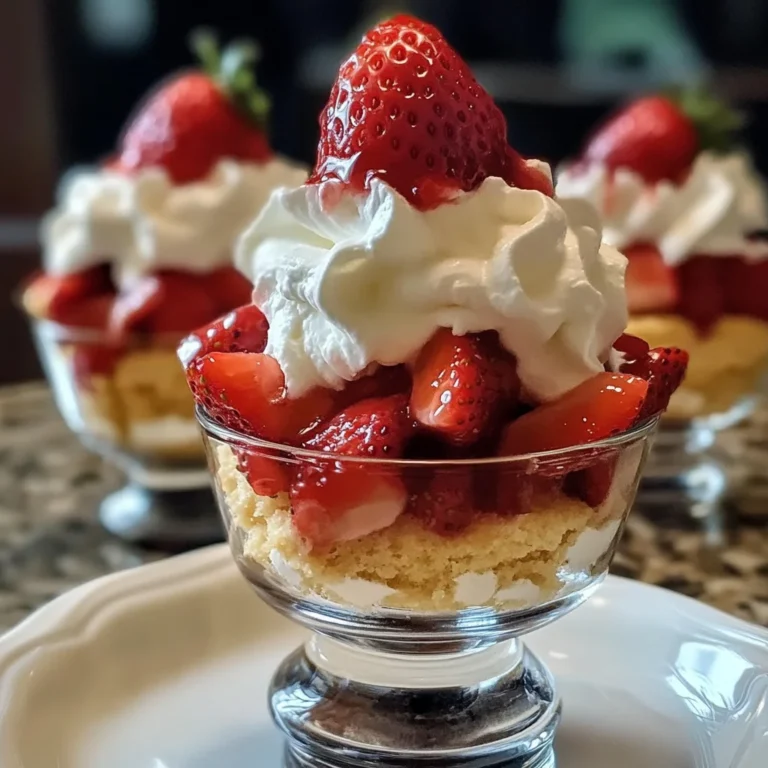 Quick Strawberry Shortcake Cups