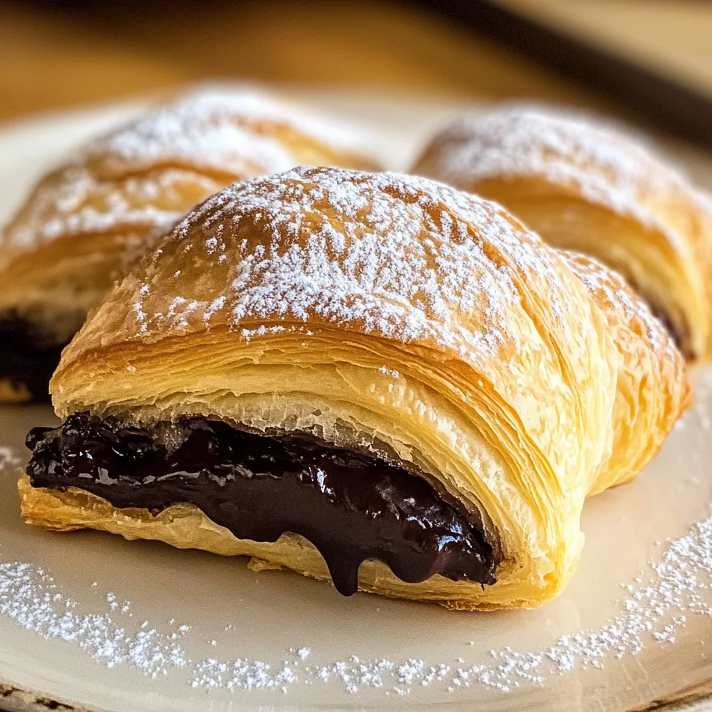 Shortcut Chocolate Croissants