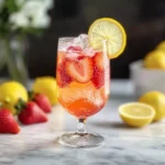 Sparkling Strawberry Lemon Mocktail