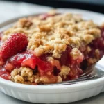 Strawberry Crumble