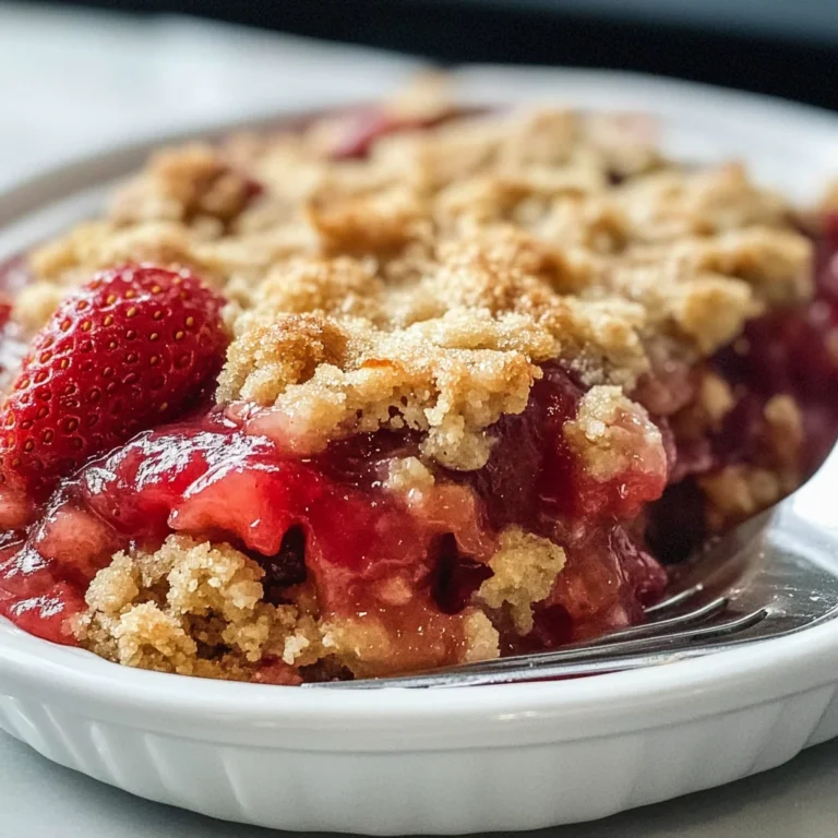 Strawberry Crumble