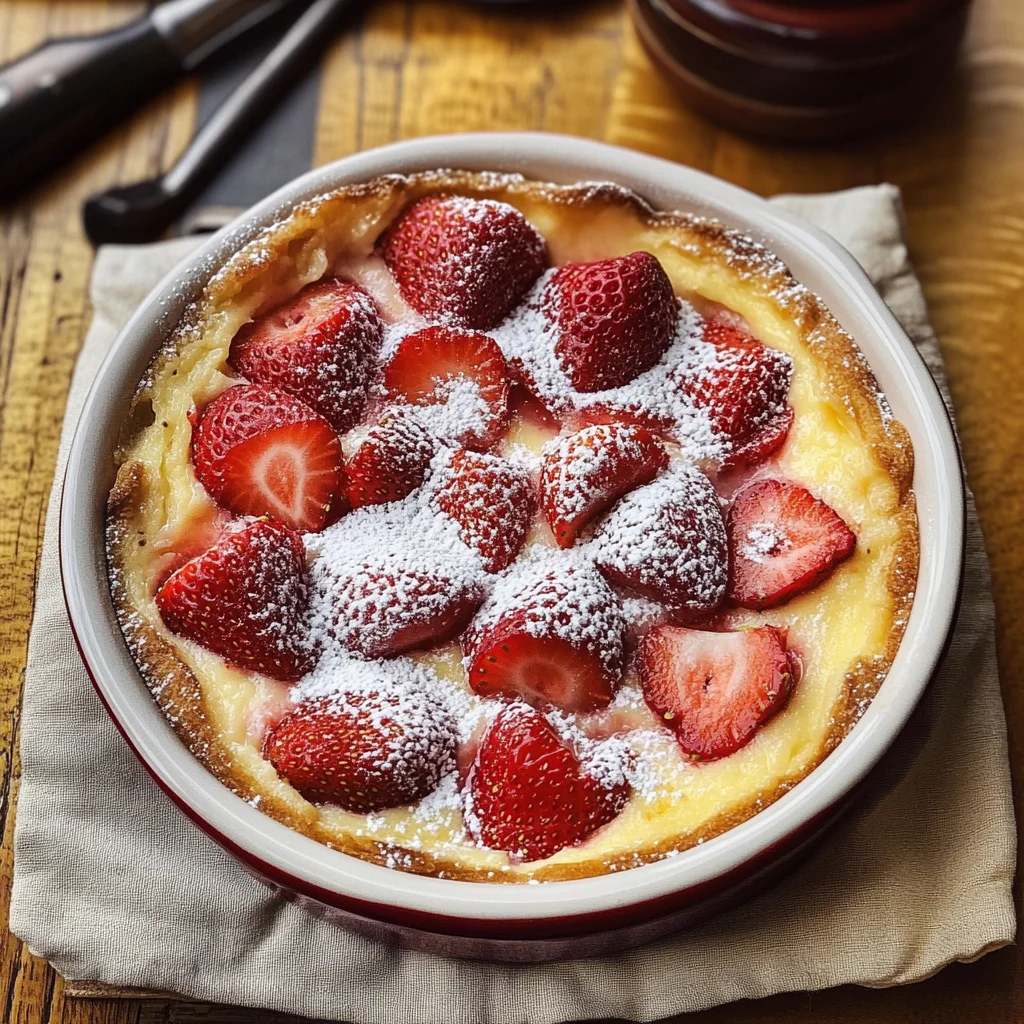 Strawberry Flaugnarde