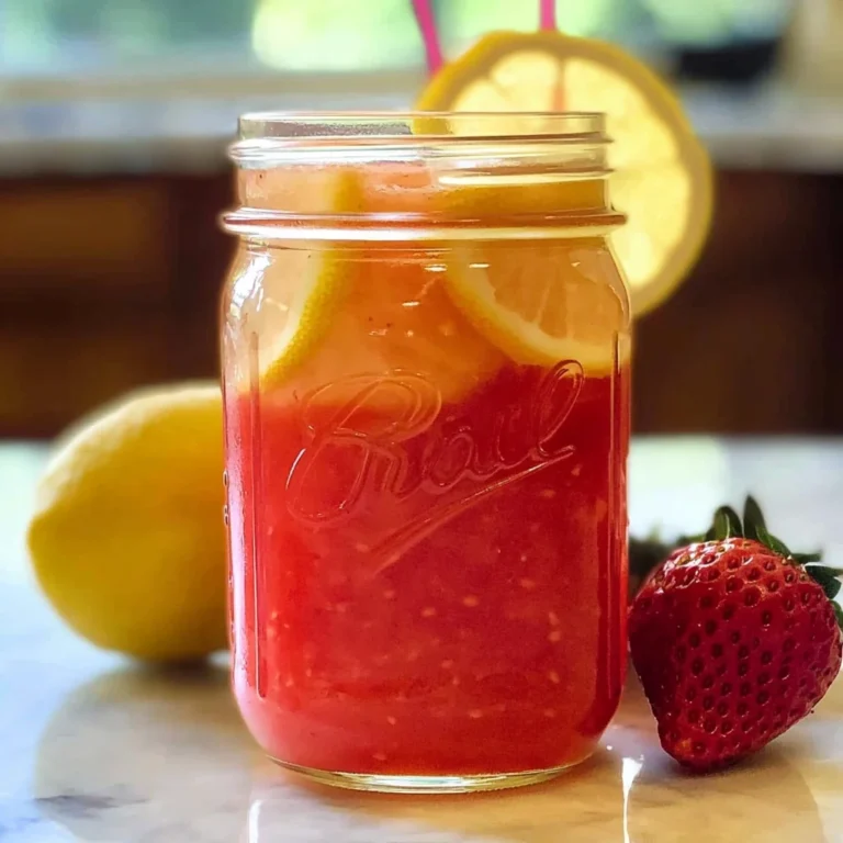 Strawberry Lemonade Concentrate for Canning
